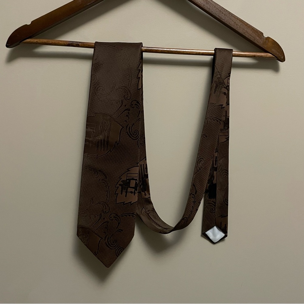 Vintage Sears Kings Road Brown Neck Tie